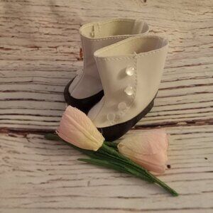 American Girl Samantha Flower Picking limited edition Boots and Two Flowers